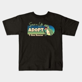 T-Rex Rescue Kids T-Shirt